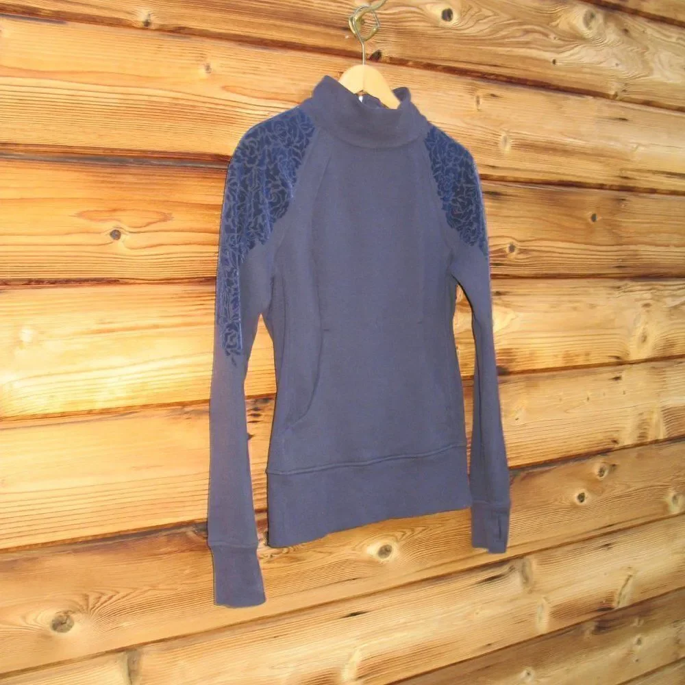 Lululemon Floral Flocked Sweatshirt